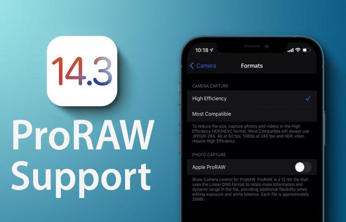 What’s new in iOS 14.3: ProRAW support for iPhone 12 Pro,...