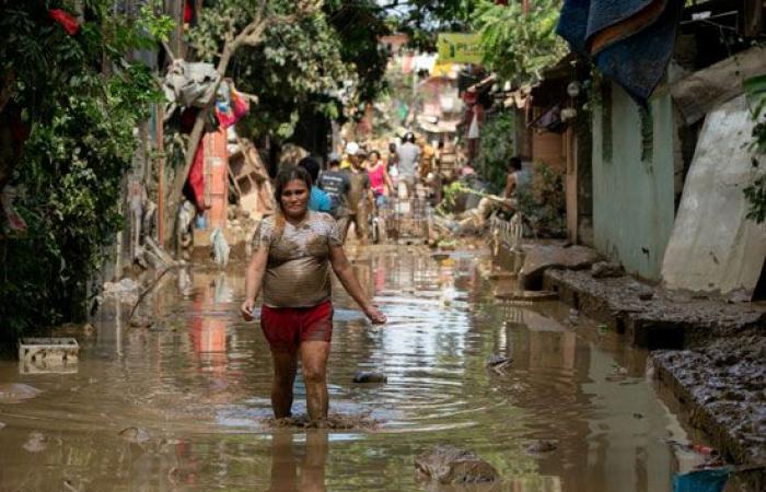 Typhoon FAMCO is sweeping the Philippines, causing the worst flooding in...