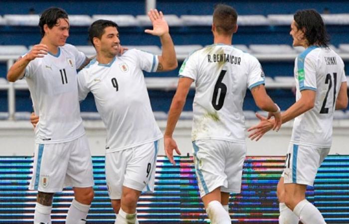 Luis Suarez and Edinson Cavani scored, 0: 3 to Uruguay over...