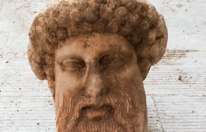 Head of god Hermes found in Athens