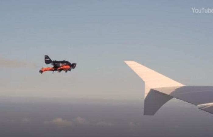 He saw him flying over airplanes … The “flying man” was...