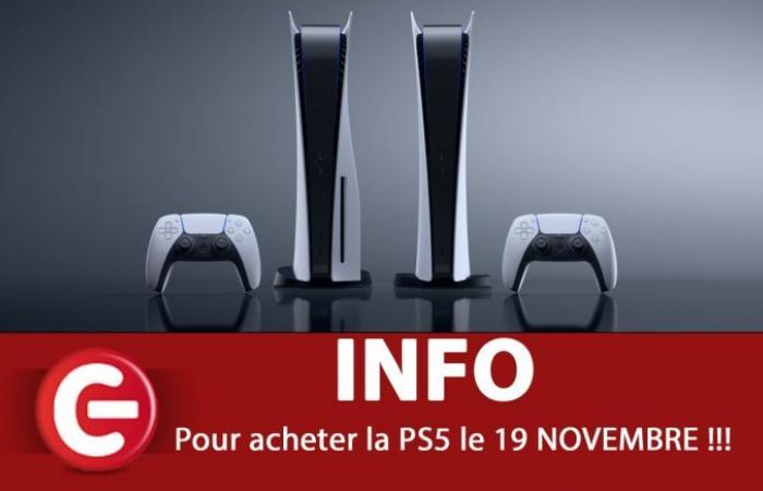 PS5 available on NOVEMBER 19 on some sites … (list and...