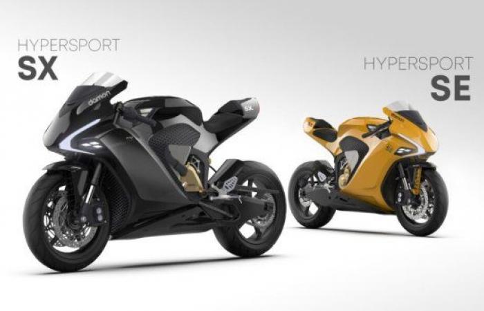 Damon reveals two sporty electric motorcycles with powerful safety system