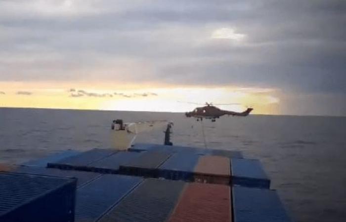The moment the German navy personnel searched a Turkish weapons ship...