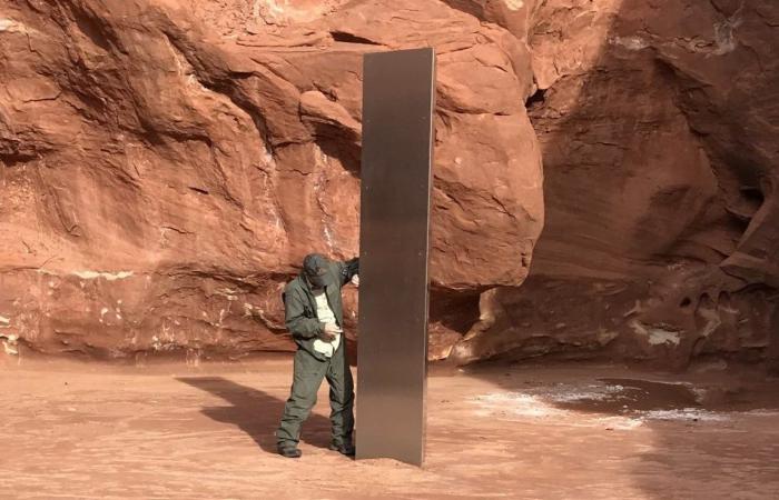 Mysterious monolith discovered in remote part of Utah after being spotted...