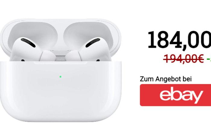 eBay with top offer: AirPods Pro with low price for Black...