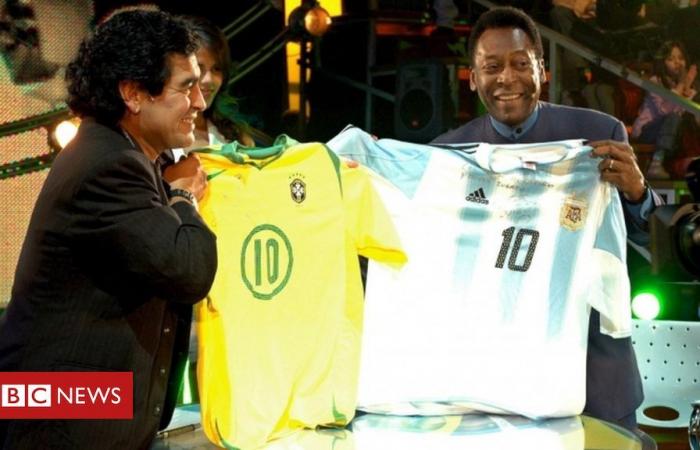 How the rivalry between Maradona and Pele was born – and...