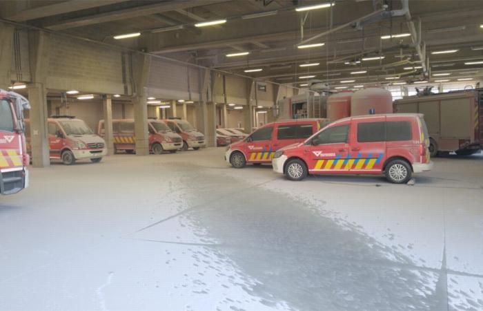 Already first snow at Antwerp fire brigade after technical final …...