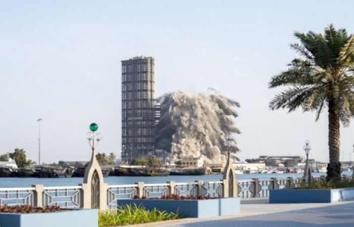 The demolition of Mina Plaza towers enters the Guinness Book of...