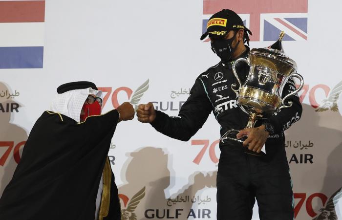 Hamilton wins the Bahrain race and Grogan survives a horrific accident
