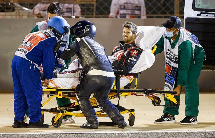Romain Grosjean reports from the hospital after a horror crash