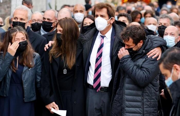 Huge emotion at the funeral of Christophe Dominici