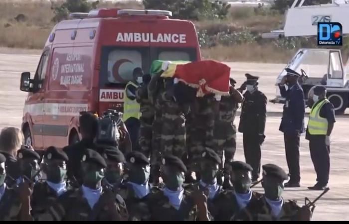 The remains of Pape Bouba Diop transported to his hometown