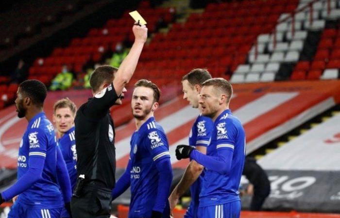 Vardy scored the agonizing goal for Leicester and broke the pennant