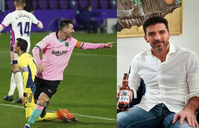 160 goalkeepers who scored against Messi received a gift of beer...