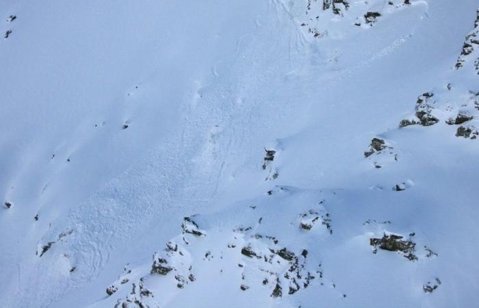 Avalanche in Nendaz: two people swept away