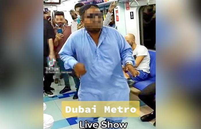 Asian man arrested and fined for indecently dancing in Dubai metro