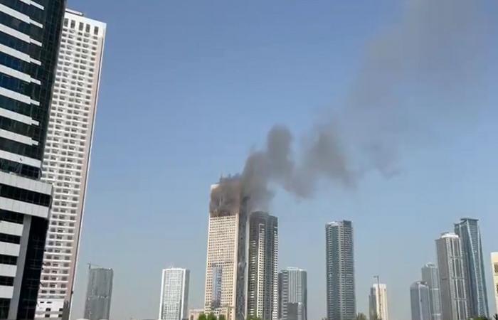 VIDEO: Fire breaks out at a building in Sharjah’s Al Taawun area