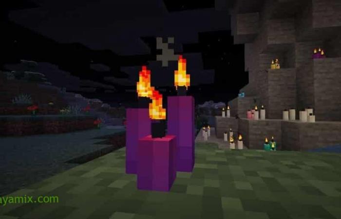 How to light candles in Minecraft