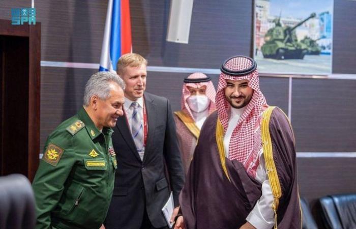 Saudi Arabia and Russia.. Signing a military cooperation agreement