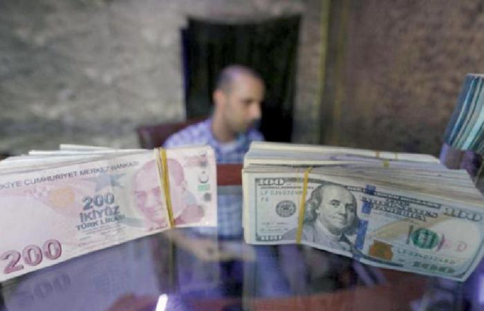 Historically, the value of the Turkish lira against the dollar