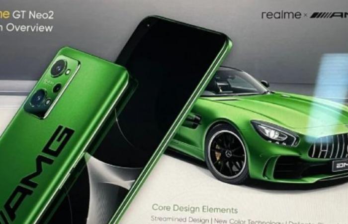 Realme introduces Realme GT Neo2 soon in a new green color