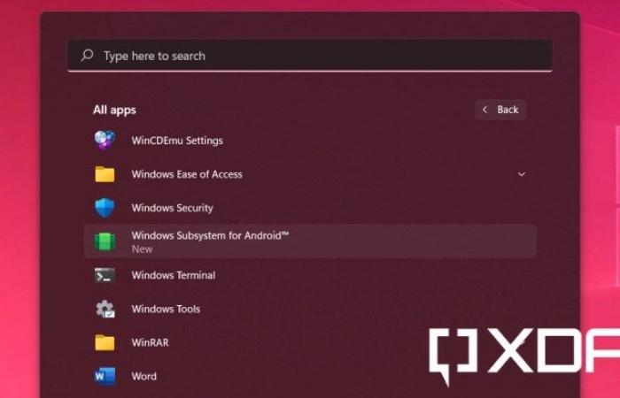 How to load Android apps on Windows 11 Android subsystem