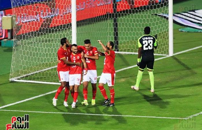 Afsha adds the third goal of Al-Ahly against the National Guard.....