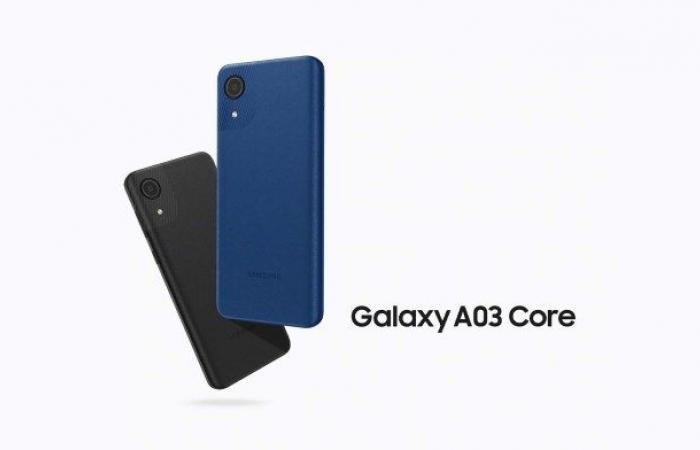 The new Galaxy A03 Core from Samsung at 1600 pounds