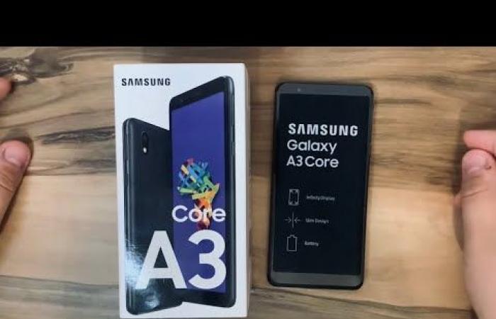 The new Galaxy A03 Core from Samsung at 1600 pounds