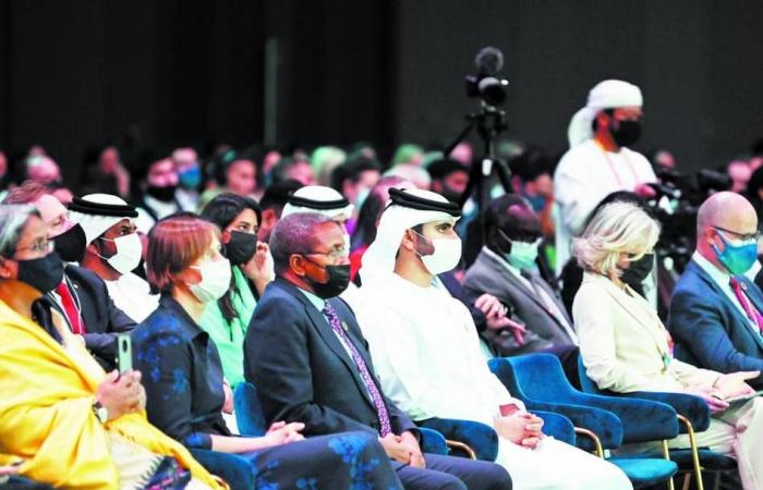 Mansour bin Mohammed attends the closing of the “Rewired” summit… and...