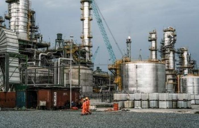 The largest oil refinery in Africa begins production in the third...