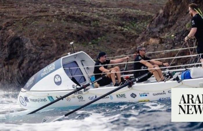 Arabian Ocean Rowing Team pass final checkpoint in historic Atlantic adventure