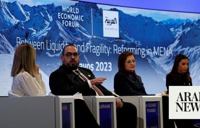 Saudi delegates at World Economic Forum discuss Kingdom’s development and growth