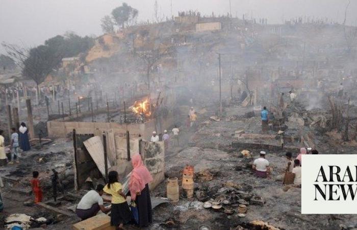 Bangladesh investigates massive fire at Rohingya refugee camps