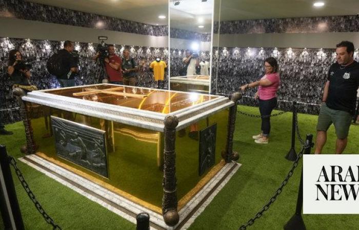 Pele’s mausoleum in Brazil opens to public