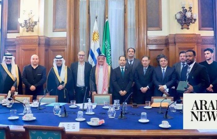 Shura Council delegation discusses strengthening cooperation with parliament of Uruguay