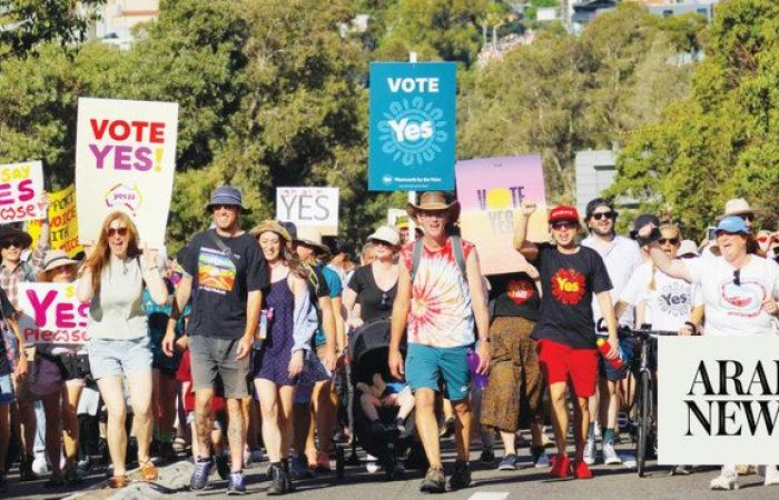 Indigenous rights supporters rally across Australia before vote