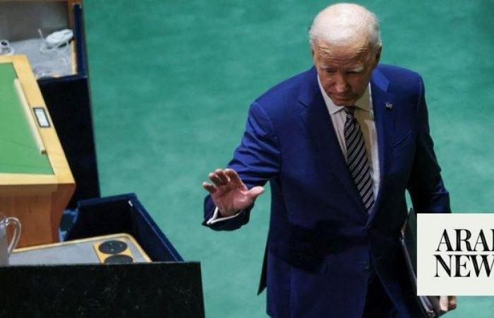 Biden urges world to ‘stand up’ to ‘naked aggression’