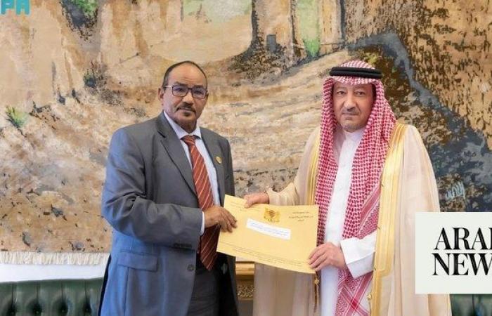 Saudi crown prince receives written message from Chad president