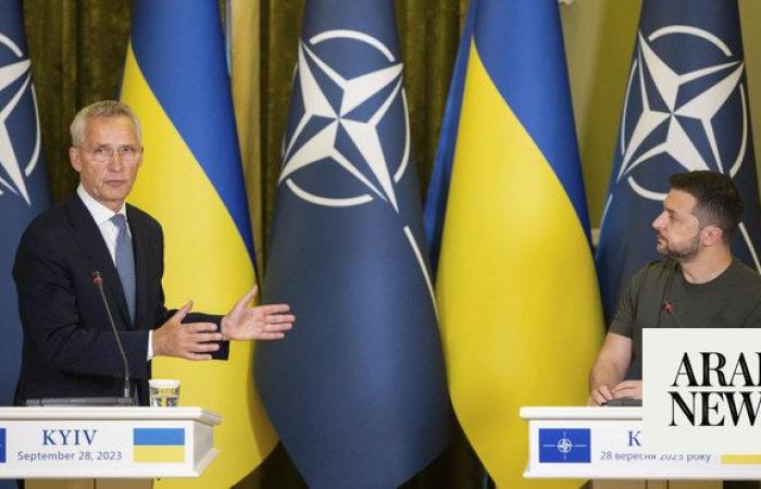 NATO’s secretary-general meets with Zelensky to discuss battlefield and ammunition needs in Ukraine