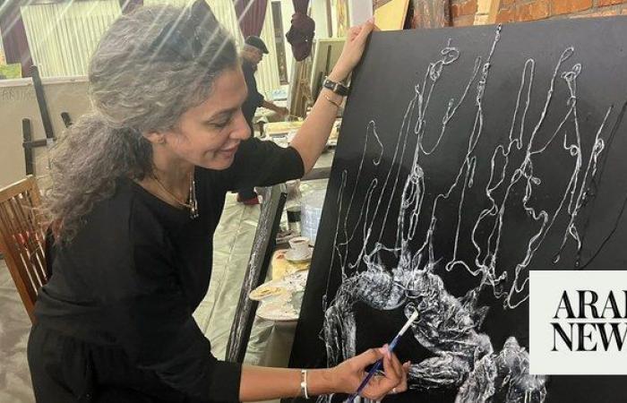 Saudi artist expresses faith, culture at Kosova exhibition