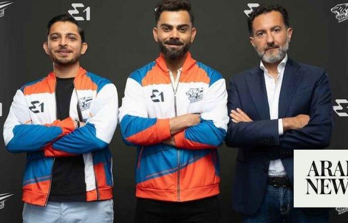 Cricket superstar Virat Kohli launches Blue Rising to compete in new electric powerboating series