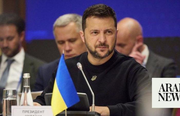 Ukraine’s Zelensky in Spain for European summit