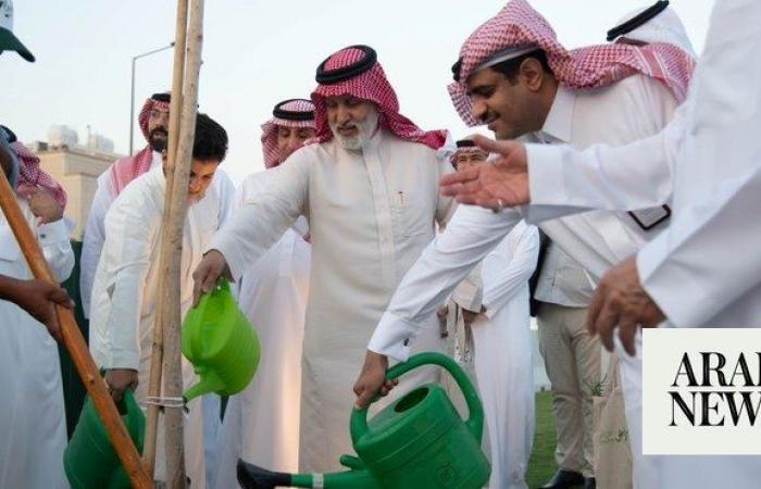 Tree-mendous: Green Riyadh Project arrives in Al-Nakheel