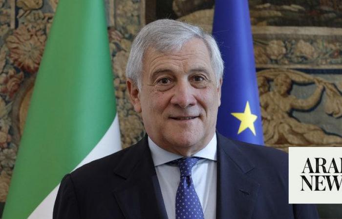 Italy ‘deeply committed’ to stronger ties with Saudi Arabia, Gulf region, Deputy PM Antonio Tajani tells Arab News