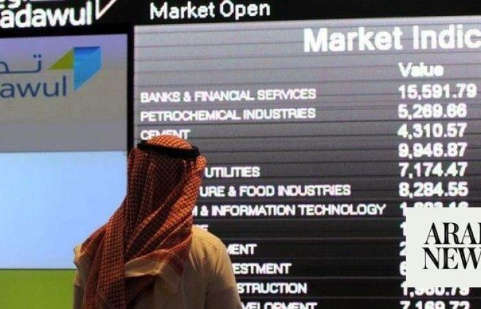 Closing bell — Saudi Arabia’s main index slips to close at 10,596 