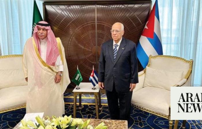 Cuban deputy prime minister meets with Saudi ministers