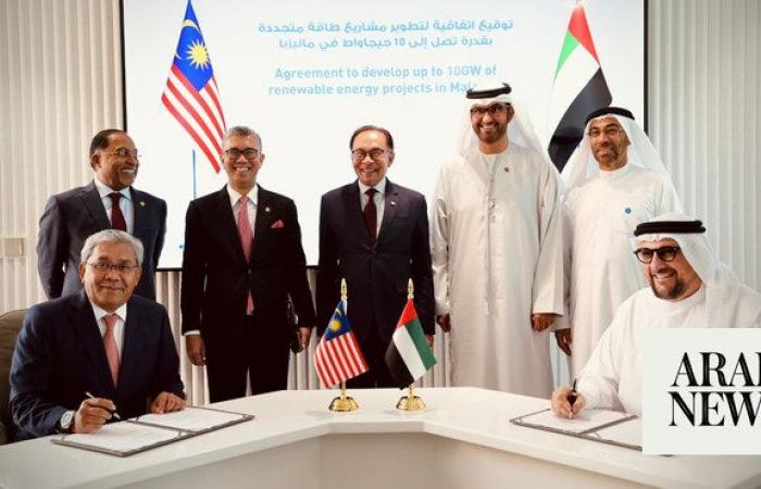 UAE’s Masdar commits $8bn to boost Malaysia’s renewable projects