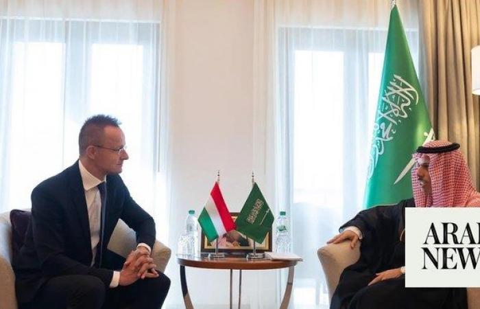 Saudi FM meets with Hungarian, Lithuanian counterparts in Muscat